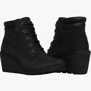 Timberland Wedge Booties EUC